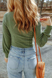 Scoop Neck Long Sleeve Top - Trendsi - Flyclothing LLC