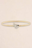 Rhinestone Butterfly Elastic Metal Belt - Trendsi - Flyclothing LLC