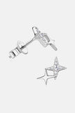Moissanite 925 Sterling Silver Star Shape Earrings - Trendsi