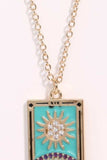 Tarot Card Pendant Stainless Steel Necklace - Trendsi - Flyclothing LLC