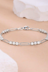 1.8 Carat Moissanite 925 Sterling Silver Bracelet - Trendsi - Flyclothing LLC