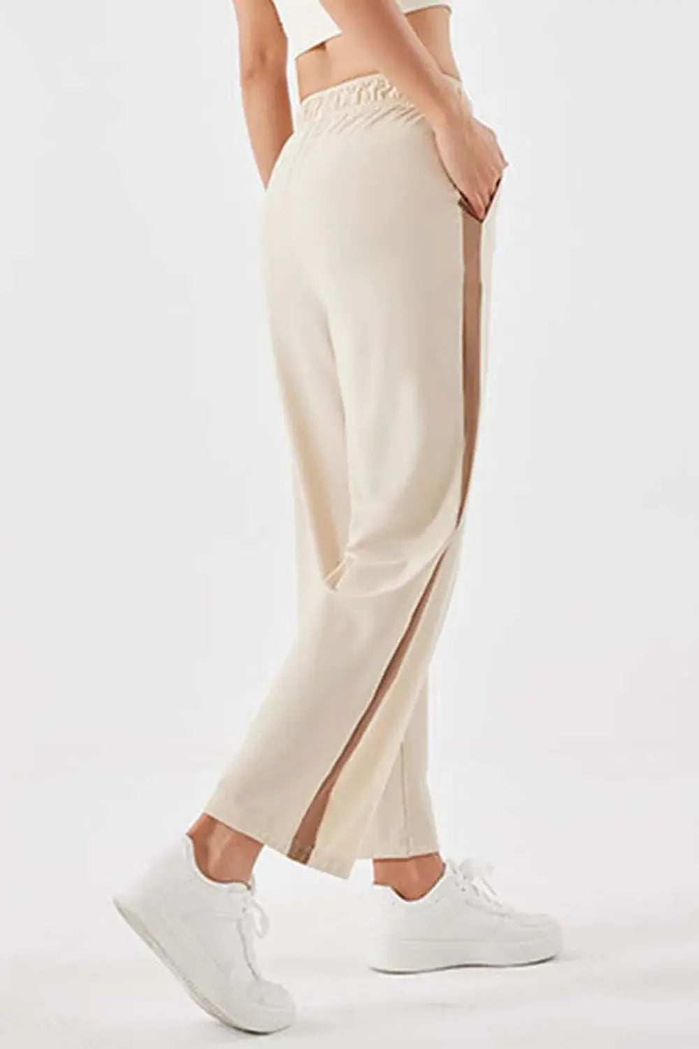 Seam Detail Long Pants - Trendsi - Flyclothing LLC