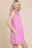 Culture Code Full Size Shoulder Knot Baggy Romper - Trendsi - Flyclothing LLC