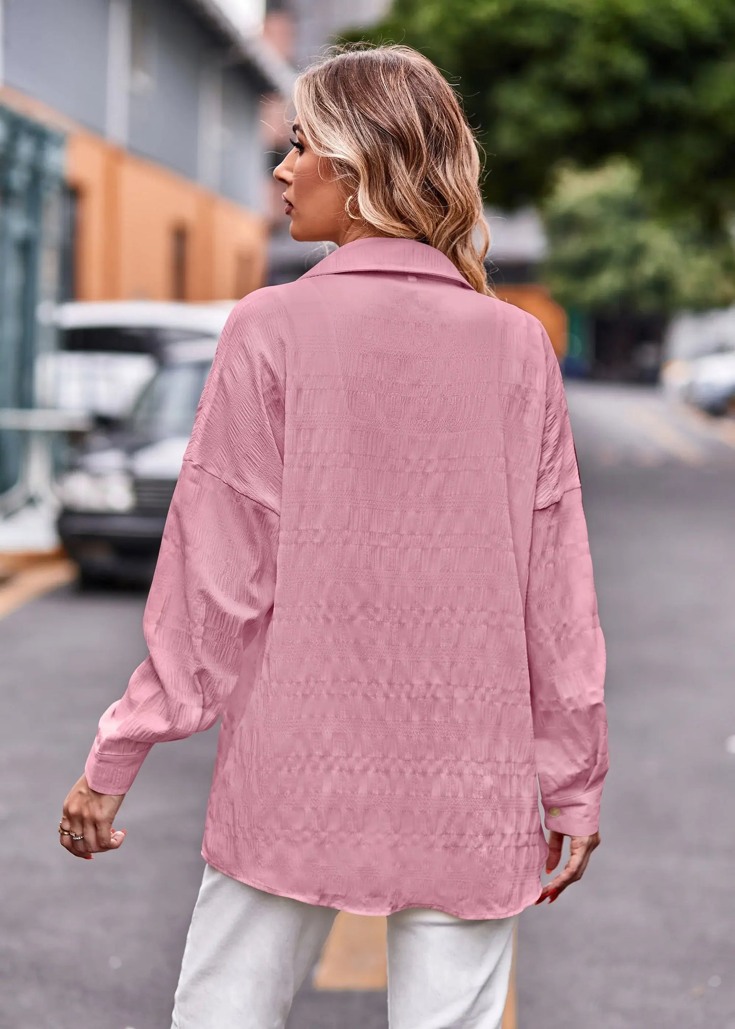Dropped Shoulder Longline Shirt - Trendsi - Flyclothing LLC