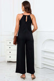 Scoop Neck Wide Leg Jumpsuit with Pockets - Trendsi - Flyclothing LLC