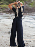 Short Sleeve T-Shirt and Wide Leg Pants Set - Trendsi