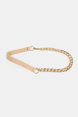 Half Alloy Chain Elastic Belt - Trendsi - Flyclothing LLC
