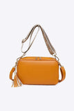 PU Leather Tassel Crossbody Bag - Trendsi - Flyclothing LLC
