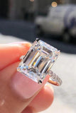 5 Carat Moissanite Side Stone Ring - Trendsi