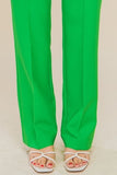 LOVE TREE High Waist Straight Pants - Trendsi