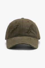 Distressed Adjustable Baseball Cap - Trendsi - Flyclothing LLC