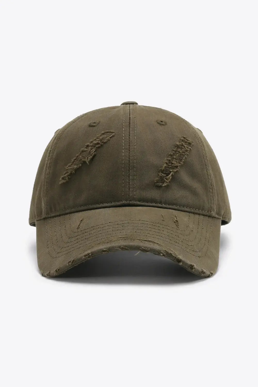Distressed Adjustable Baseball Cap - Trendsi - Flyclothing LLC