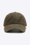 Distressed Adjustable Baseball Cap - Trendsi - Flyclothing LLC