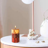 Single Boxed Hand-Painted Pillar Candle - Bongazi Design - Nobunto - Nobunto - Flyclothing LLC