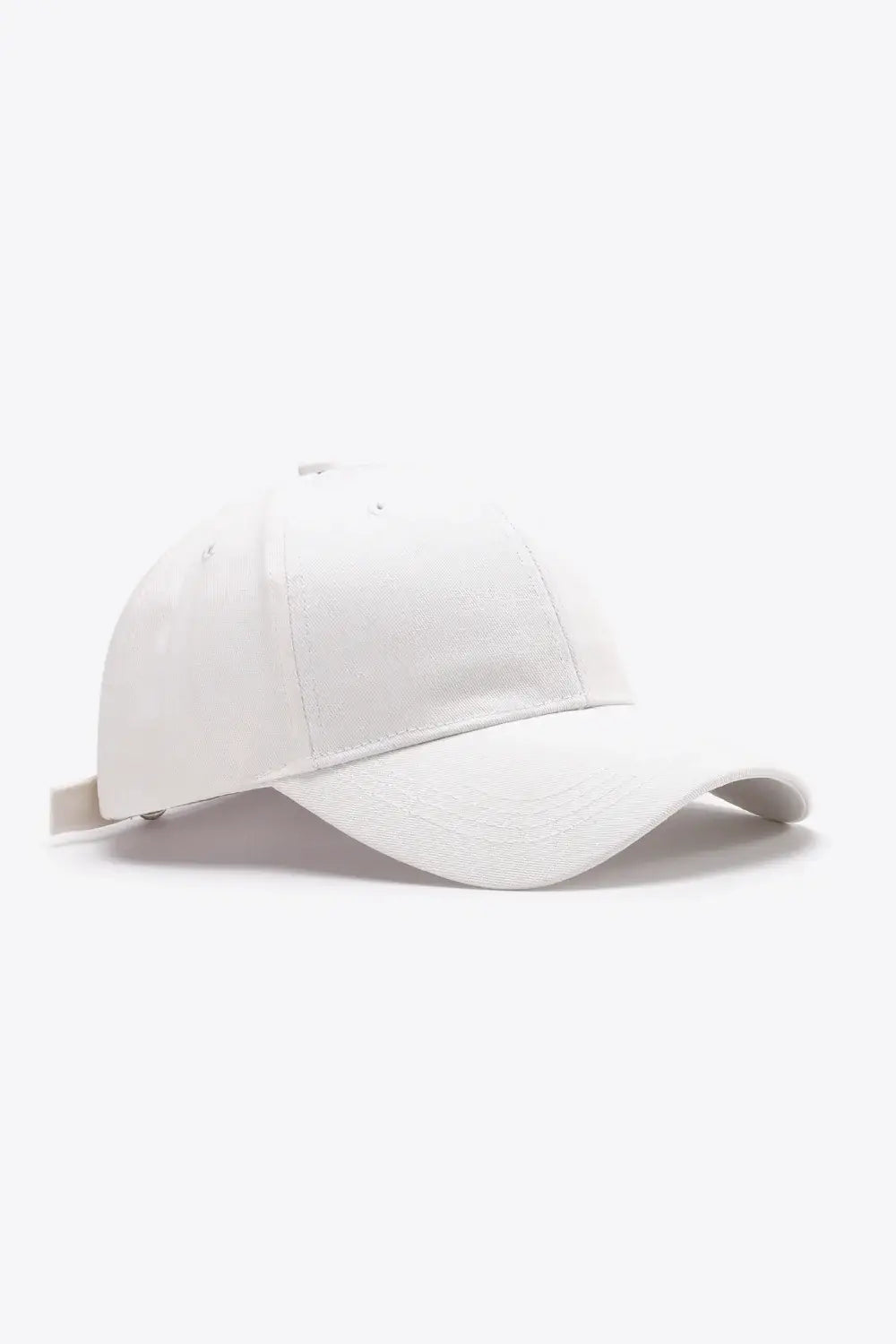 Plain Adjustable Cotton Baseball Cap - Trendsi - Flyclothing LLC
