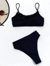 Adjustable Strap Ruched Two-Piece Swim Set - Trendsi - Flyclothing LLC