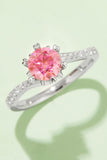 1 Carat Moissanite 925 Sterling Silver Ring - Trendsi