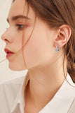 2 Carat Moissanite 925 Sterling Silver Earrings - Trendsi - Flyclothing LLC