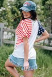 US Flag V-Neck Tee Shirt - Flyclothing LLC