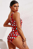 Full Size Tie-Dye Crisscross Back One-Piece Swimsuit - Trendsi - Flyclothing LLC