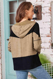 Zip-Up Drawstring Hooded Jacket - Flyclothing LLC