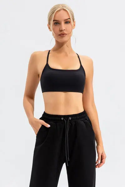 Crisscross Spaghetti Strap Active Cami - Trendsi - Flyclothing LLC