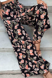 Floral Pull-On Wide Leg Pants - Trendsi - Flyclothing LLC