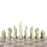 Hand Carved Soapstone Maasai Chess Set - 14" Board - Smolart - Smolart - Flyclothing LLC