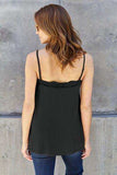 Basic Bae Full Size Lace Trim V-Neck Cami - Trendsi - Flyclothing LLC