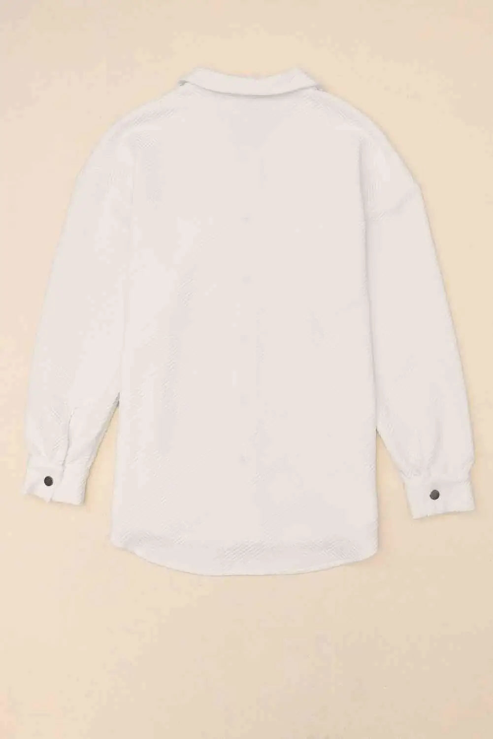Snap Down Collared Jacket - Trendsi - Flyclothing LLC