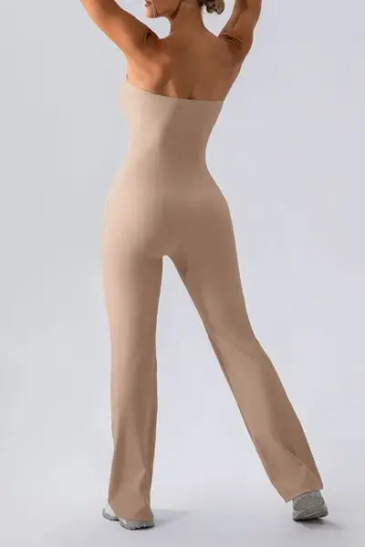 Sleeveless Straight Active Jumpsuit - Trendsi - Flyclothing LLC
