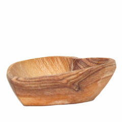 Petite Olive Wood Heart Trinket Bowls - Set of 2 - Jedando