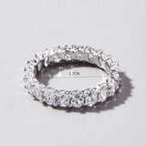 Inlaid Zircon 925 Sterling Silver Ring - Trendsi - Flyclothing LLC