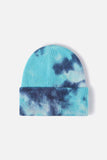 Tie-Dye Cuffed Rib-Knit Beanie Hat - Trendsi - Flyclothing LLC