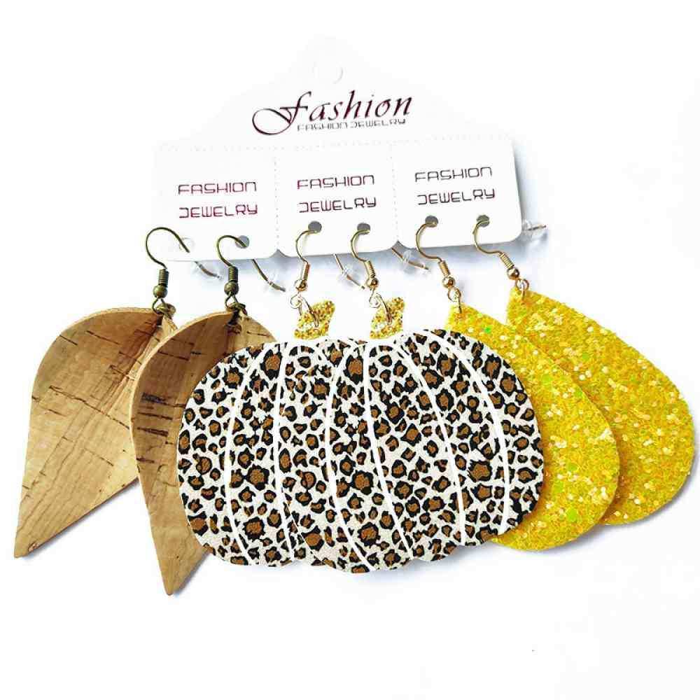 PU Earrings Set - Trendsi - Flyclothing LLC