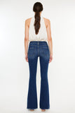 Kancan Cat's Whiskers Raw Hem Flare Jeans - Trendsi