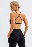 Crisscross Spaghetti Strap Active Cami - Trendsi - Flyclothing LLC