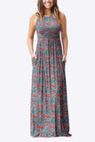 Empire Waist Sleeveless Dress with Pockets - Trendsi - Flyclothing LLC