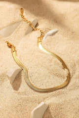 Herringbone Chain Stainless Steel Bracelet - Trendsi - Flyclothing LLC