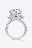8.6 Carat Moissanite Platinum-Plated Ring - Trendsi