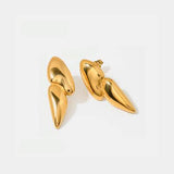 Geometric Stainless Steel Earrings - Trendsi