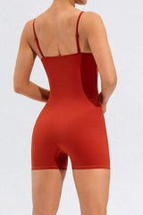 Spaghetti Strap Round Neck Romper - Trendsi - Flyclothing LLC