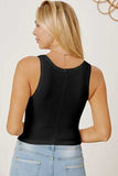 Square Neck Wide Strap Tank - Trendsi - Flyclothing LLC