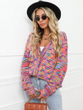 Button Up Dropped Shoulder Cardigan - Trendsi