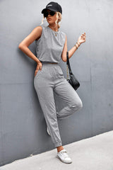 Sleeveless Top and Joggers Set - Trendsi - Flyclothing LLC