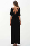 Strappy Neck Maxi Dress - Trendsi - Flyclothing LLC
