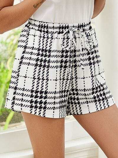Printed Elastic Waist Shorts - Trendsi - Flyclothing LLC