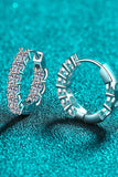 1.8 Carat Moissanite Hoop Earrings - Trendsi