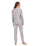 Star Top and Pants Lounge Set - Trendsi