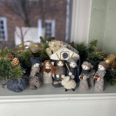 Felted Nativity 12-Piece Set - Global Groove Direct